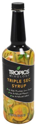 Tropics Ready To Use Triple Sec Syrup, 1 Liter -- 12 per case