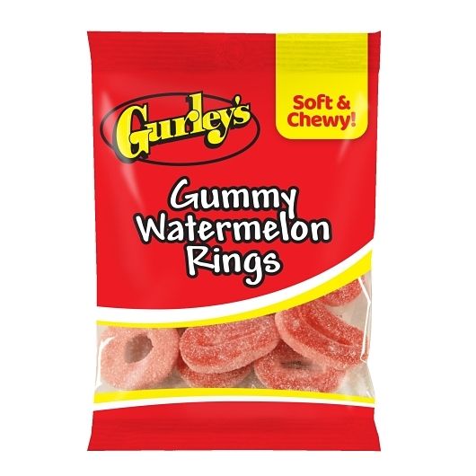 Pal Watermelon Rings Gummy, 5 Ounce -- 12 per case