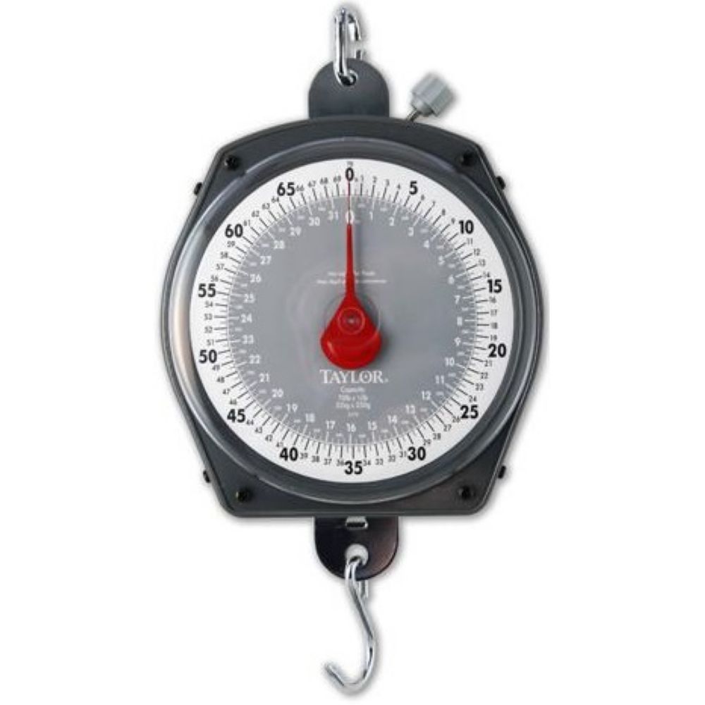 Taylor Industrial Round Hanging Scale, 70 Pound -- 4 Per Case
