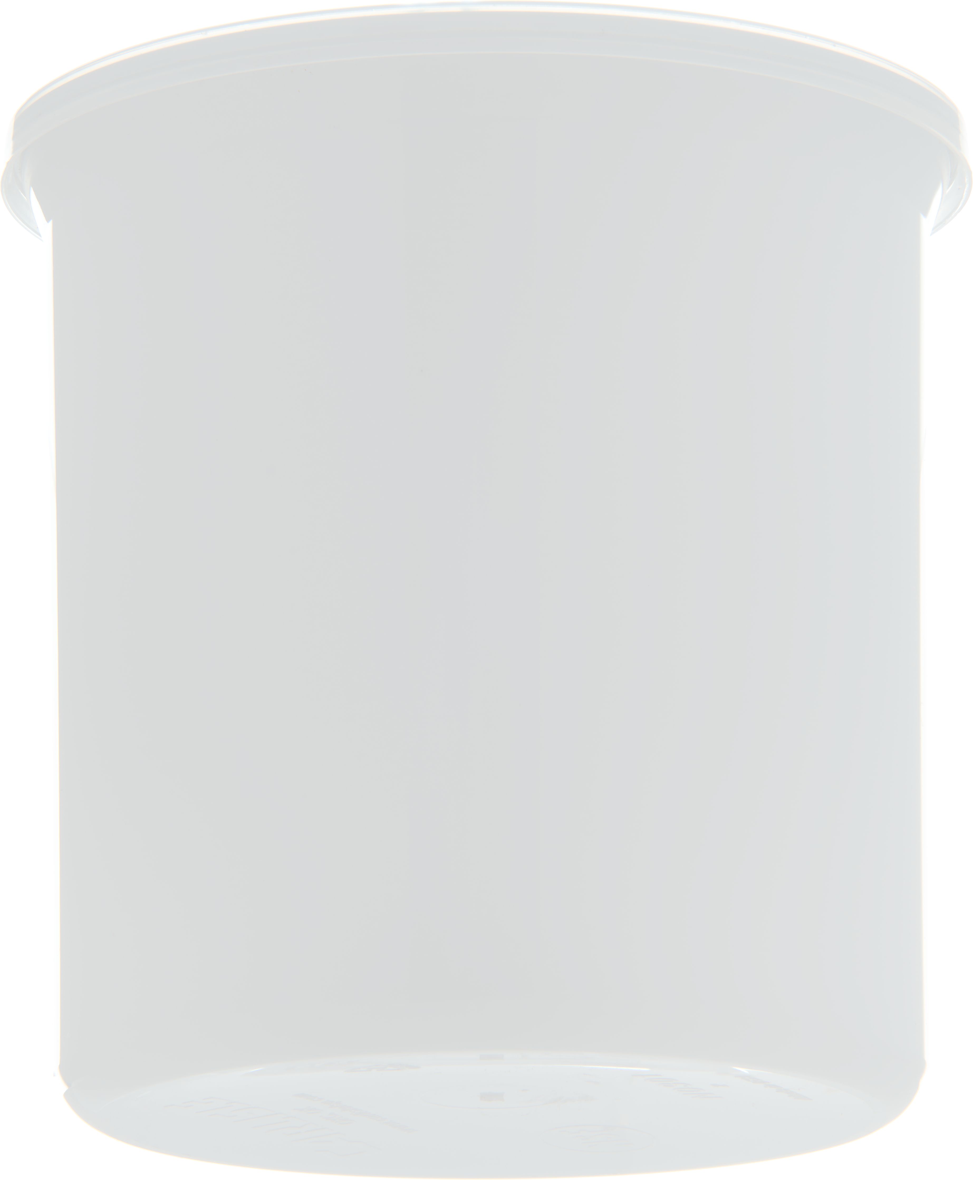 Carlisle White Classic Crock With Lid, 1.2 Quart -- 12 Per Case
