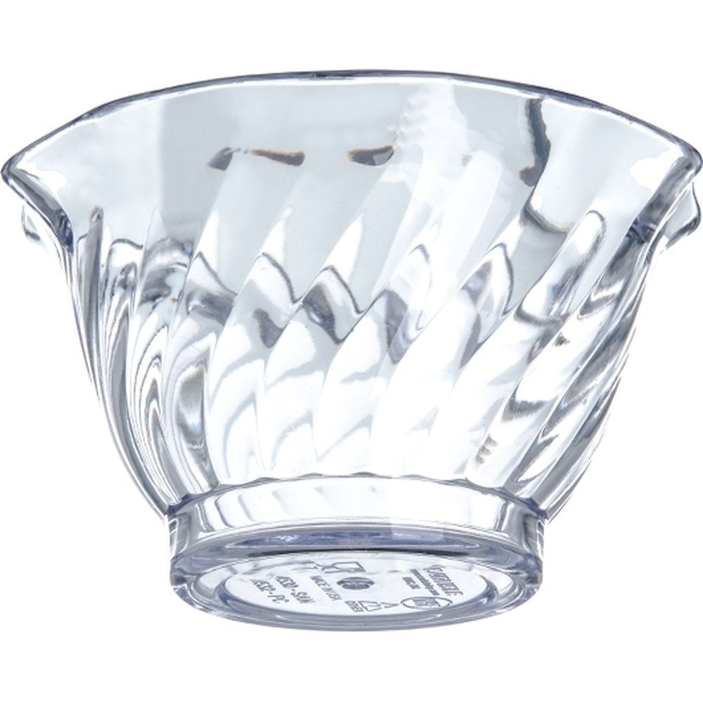 Carlisle Polycarbonate Clear Tulip Dessert Dish, 5 Ounce Capacity -- 24 Per Case