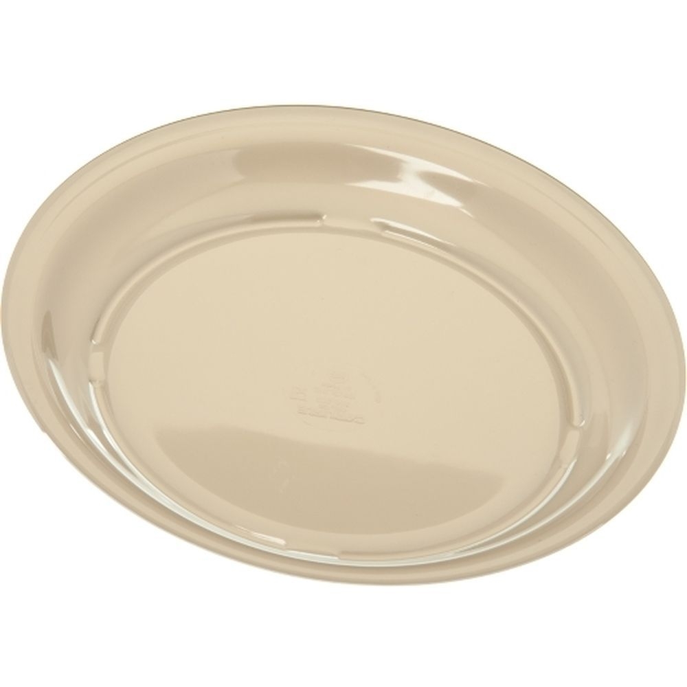 Carlisle Kingline Tan Melamine Dinner Plate, 9 inch -- 48 per case