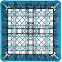Carlisle OptiClean Polypropylene Carlisle Blue 25 Compartment Divided Glass Rack with 5 Extender, 11.9 inch -- 2 per case