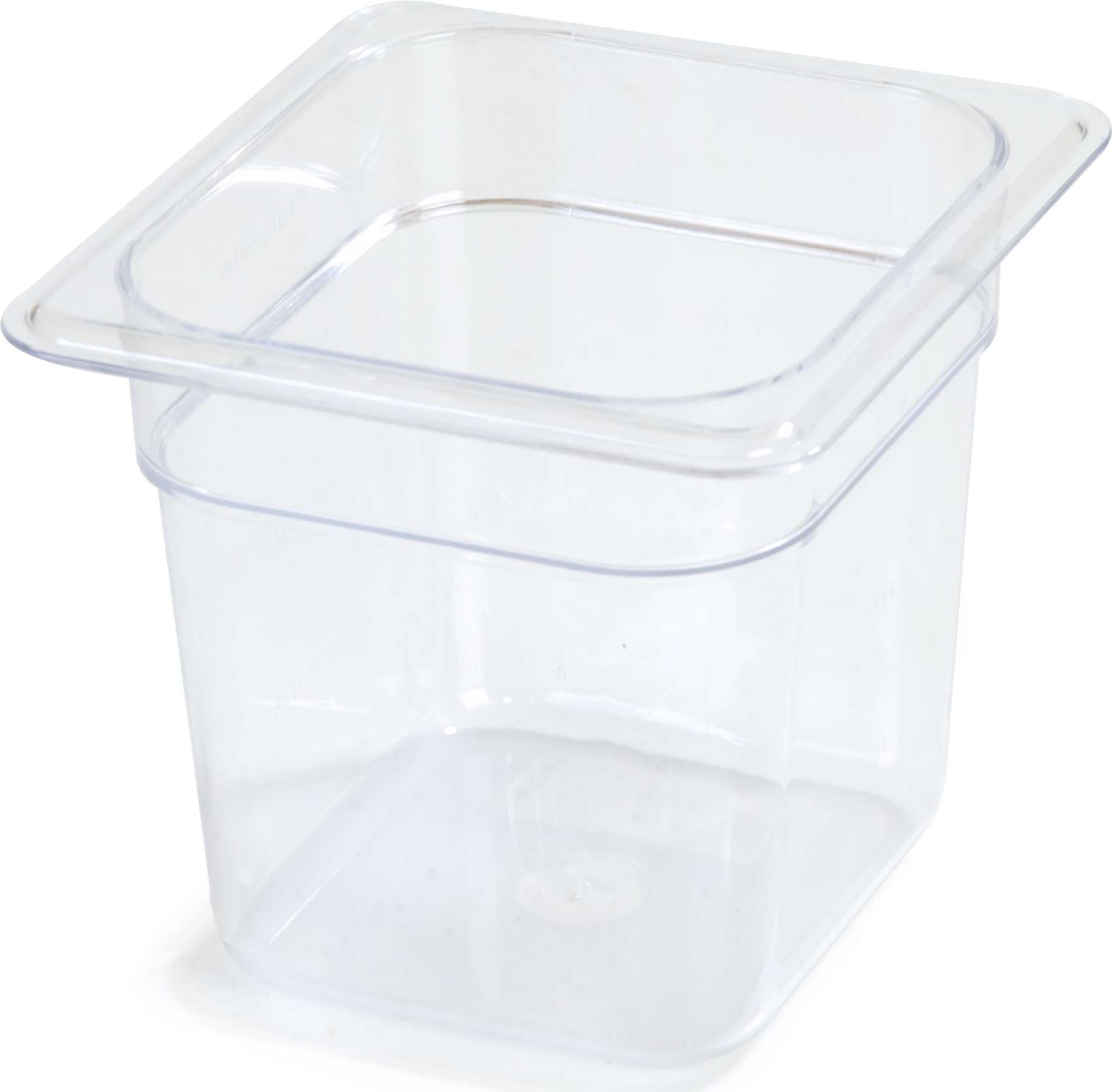 Storplus Clear 1/6 Size Food Pan, 6 inch