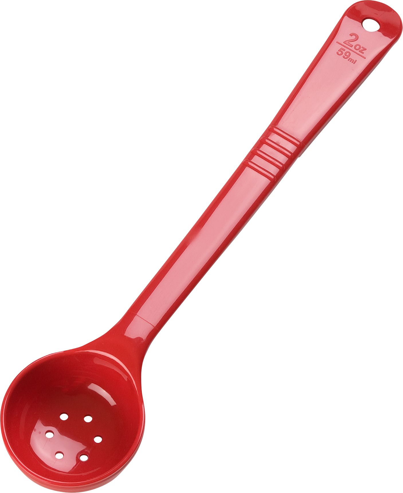 Carlisle Measure Miser Red Long Handle Measuring Cup, 2 Ounce -- 12 Per Case