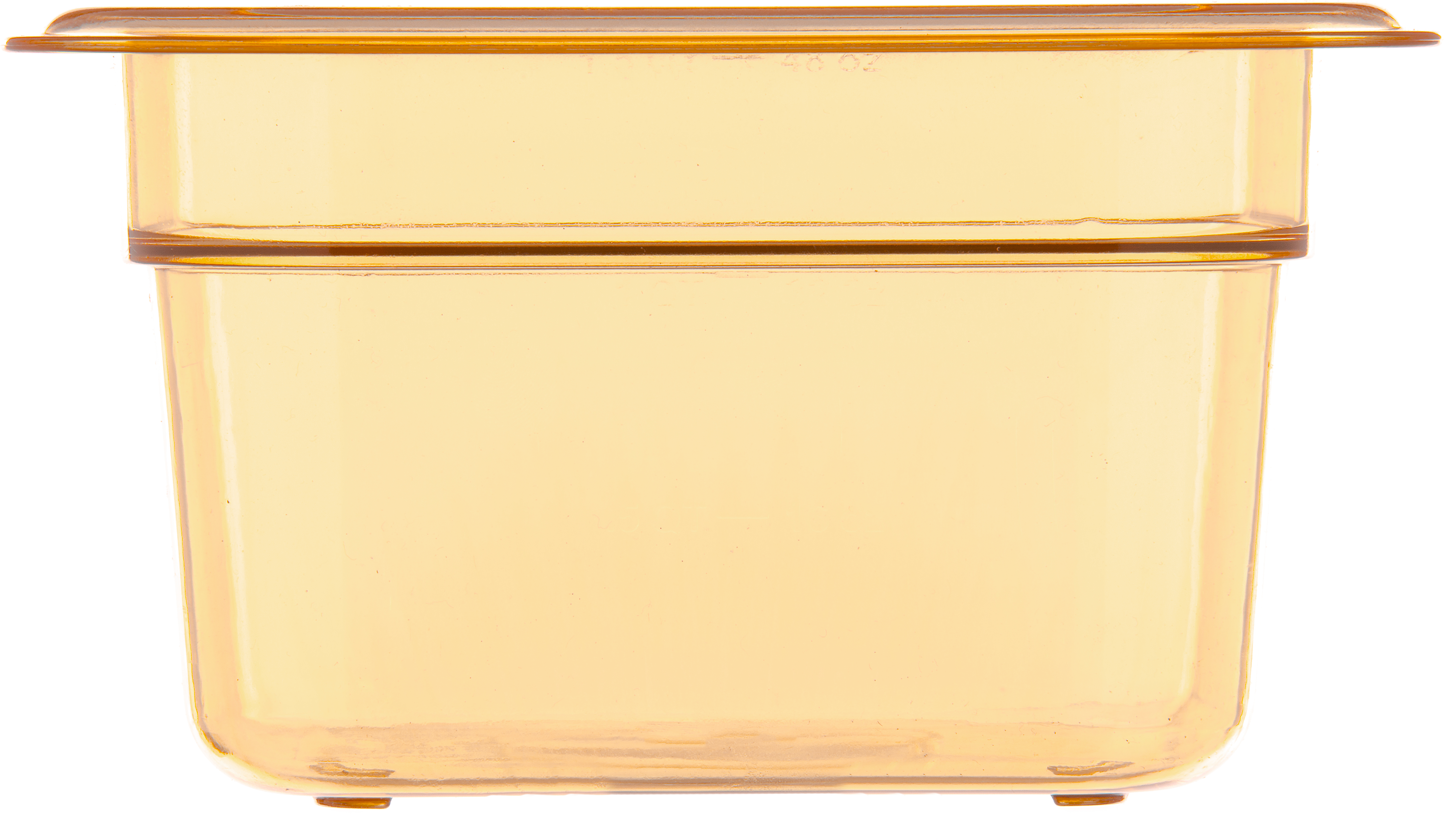 Carlisle 1/6 Size Amber High Heat Food Pan, 4 inch Deep -- 6 per case