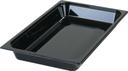 Carlisle Polycarbonate Black Full Size Food Pan, 2.5 inch Deep -- 6 per case