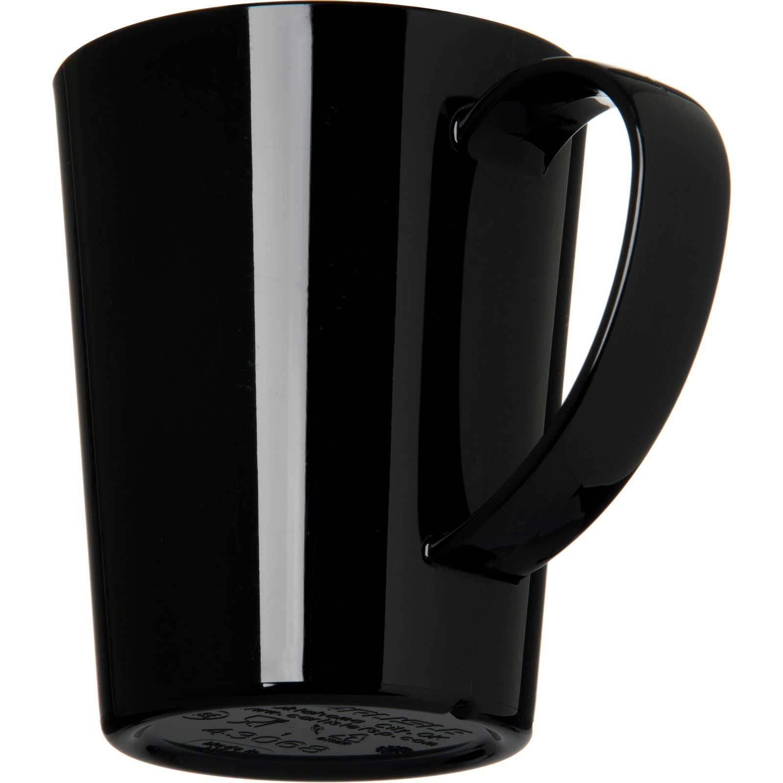 Carlisle Tritan Black Coffee Mug, 12 Ounce -- 12 Per Case