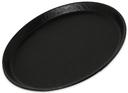 Carlisle Fiberglass Black Round Tray, 11 inch -- 12 per case