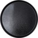 Carlisle Griptite Fiberglass Black Round Tray, 16 inch -- 12 per case