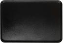 Carlisle Griptite Fiberglass Black Rectangle Tray, 26 x 18 inch -- 6 per case