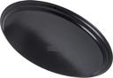 Carlisle Griptite Fiberglass Black Oval Tray, 27 x 22 inch -- 6 per case