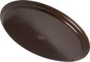 Carlisle Griptite Fiberglass Brown Oval Tray, 27 x 22 inch -- 6 per case