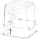 Carlisle Squares Polycarbonate Clear Food Storage Container, 4 Quart -- 6 per case