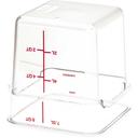 Carlisle Squares Polycarbonate Clear Food Storage Container, 8 Quart -- 6 per case