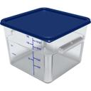 Carlisle Proprietary Blend Royal Blue Lid for 12 - 22 Quart Squares Food Storage Container -- 6 per case