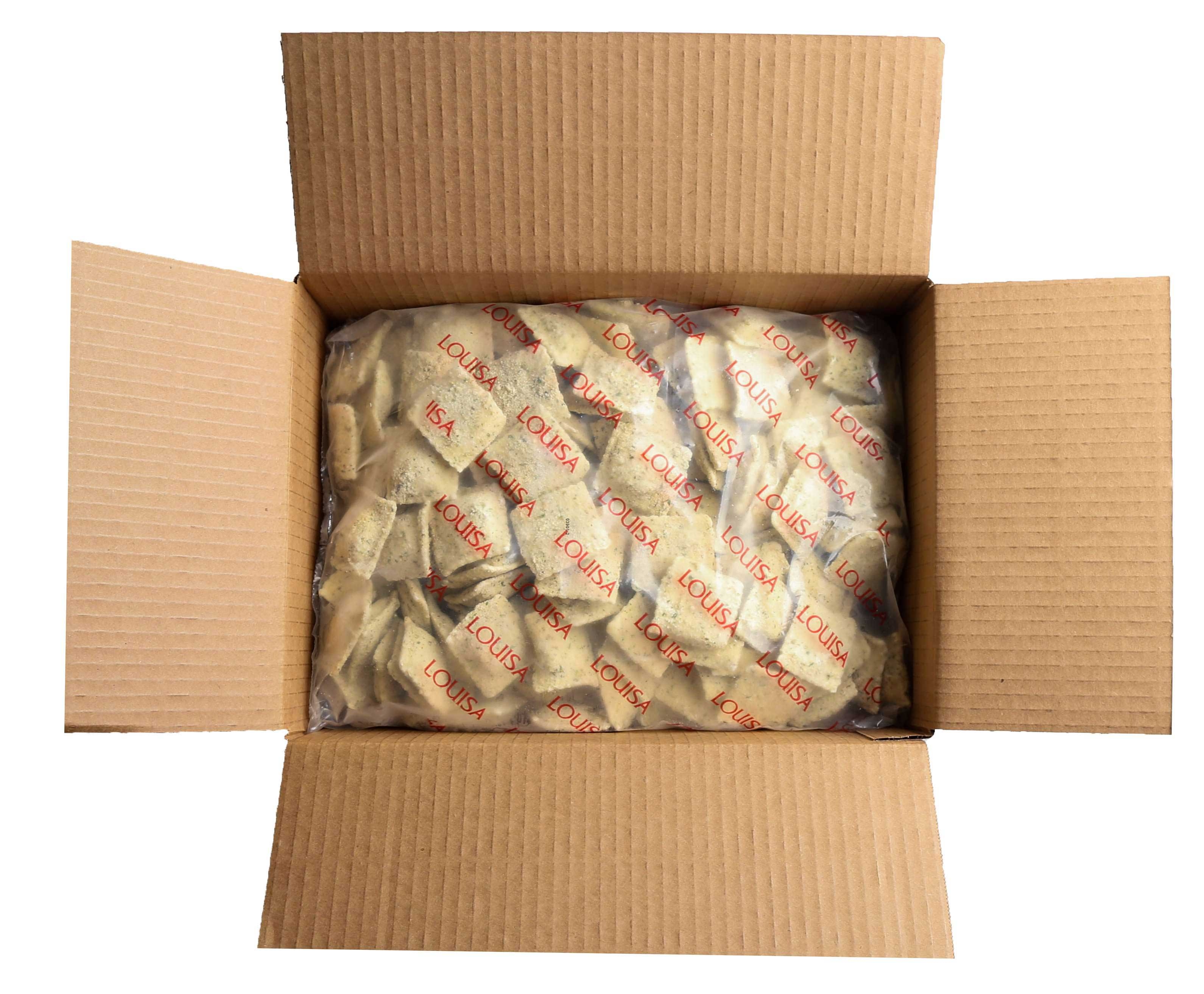 Louisa Breaded Beef Ravioli, 5 Pound -- 2 per case