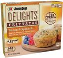 Jimmy Dean Delights Bacon and Spinach Frittatas, 0.75 Pound -- 6 per case
