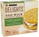 Jimmy Dean Delights Bacon Spinach Onion Eggwich, 4 count per pack -- 6 per case