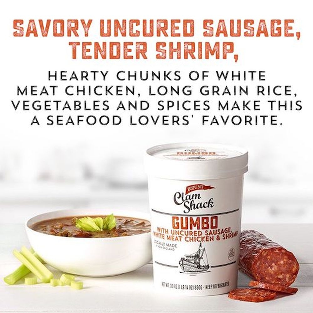 Blount Clam Shack Gumbo with Uncured Sausage White Meat Chicken and Shrimp, 30 Ounce -- 8 per case