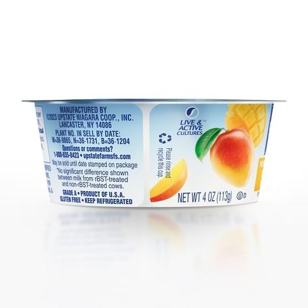 Upstate Farms Nonfat Mango Yogurt, 4 Ounce -- 48 Per Case