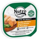 Nutro Grain Free Cuts in Gravy Tender Chicken, Sweet Potato and Pea Stew Wet Dog Food, 3.5 Ounce Tray -- 24 per case