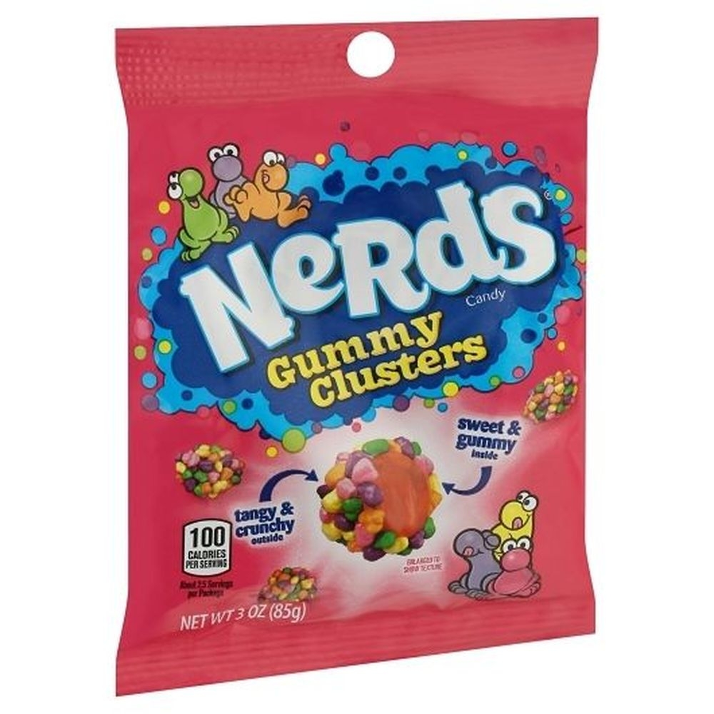 Nerds Gummy Cluster Candy, 3 Ounce -- 12 per case