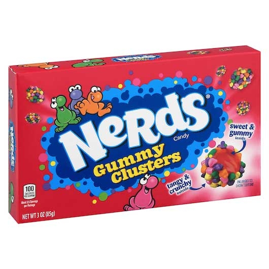 Nerds Gummy Clusters Candy - Theater Box, 3 Ounce -- 12 per case