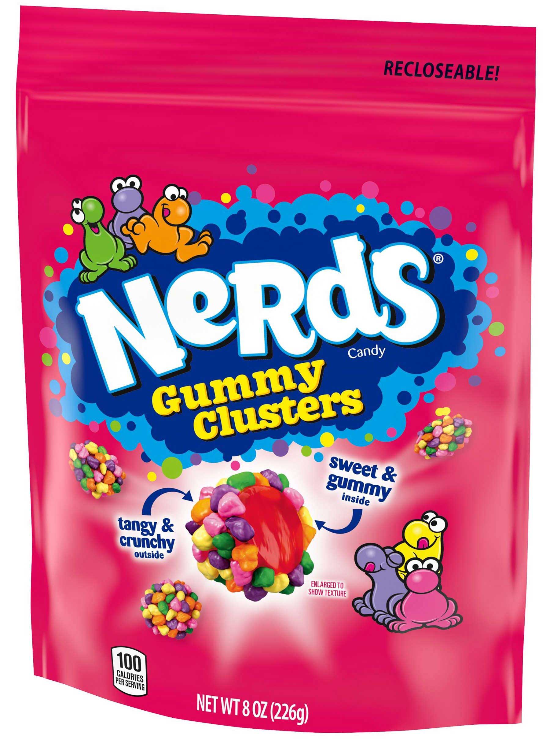 Nerds Doy Gummy Clusters Candy, 8 Ounce -- 6 per case