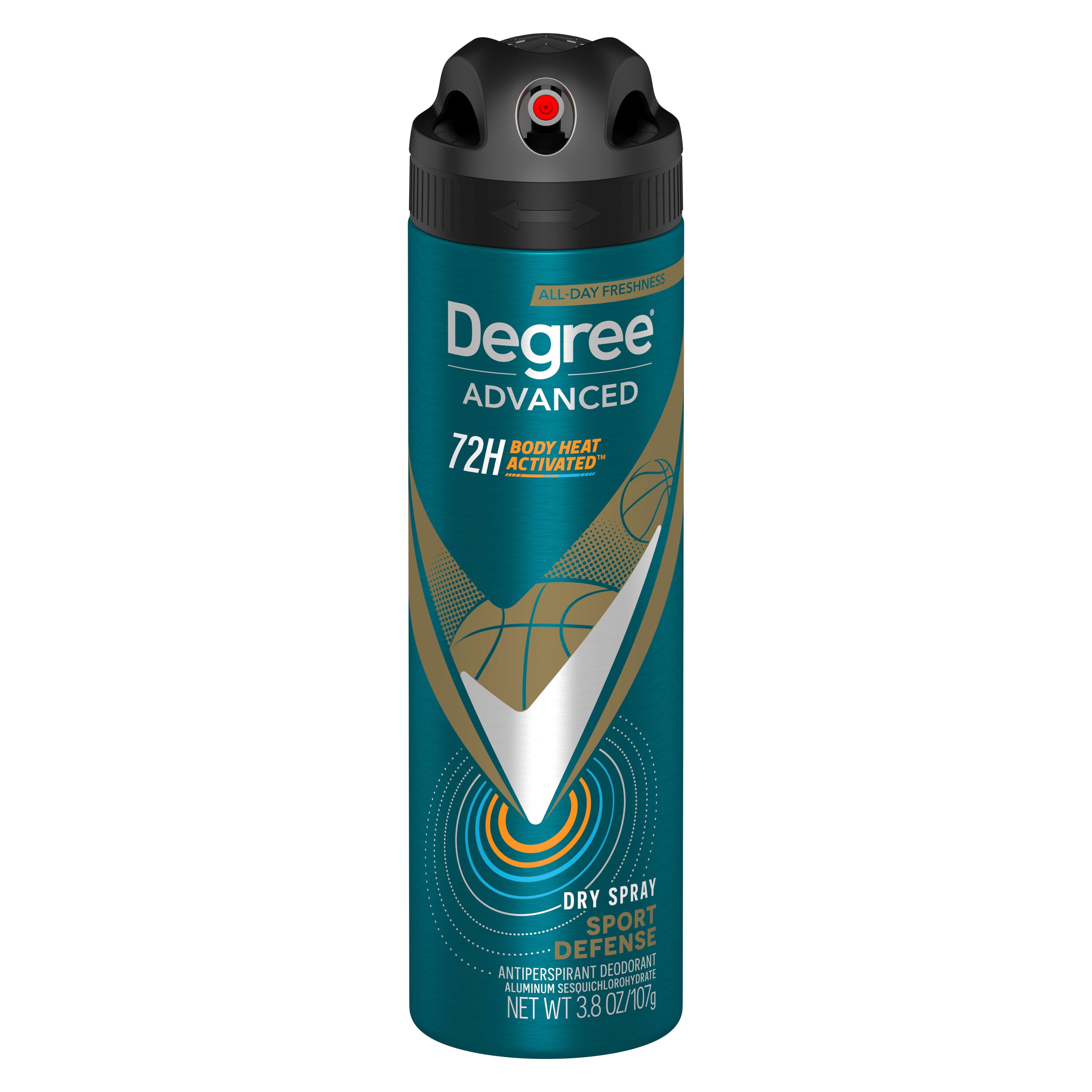 Degree Men Motionsense Sport Defense Dry Spray Antiperspirant, 3.8 Ounce -- 12 Per Case