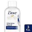 Dove Intensive Repair Shampoo, 3 Ounce -- 12 per case