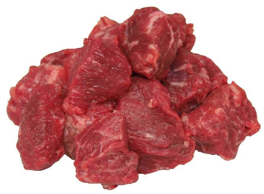 Double Red Provisions Choice Beef Steak Stew, 5 Pound -- 2 per case.