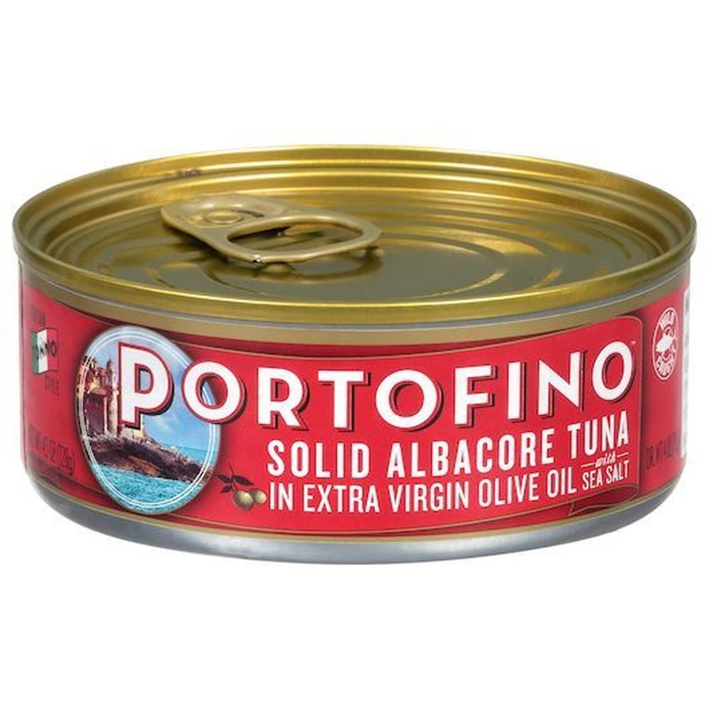 Portofino Solid White Tuna with Extra Virgin Olive Oil and Ezo, 4.5 Ounce -- 12 per case