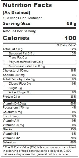 Blue Harbor No Salt Added Wild Pink Salmon In Water, 5 Ounce -- 12 Per Case
