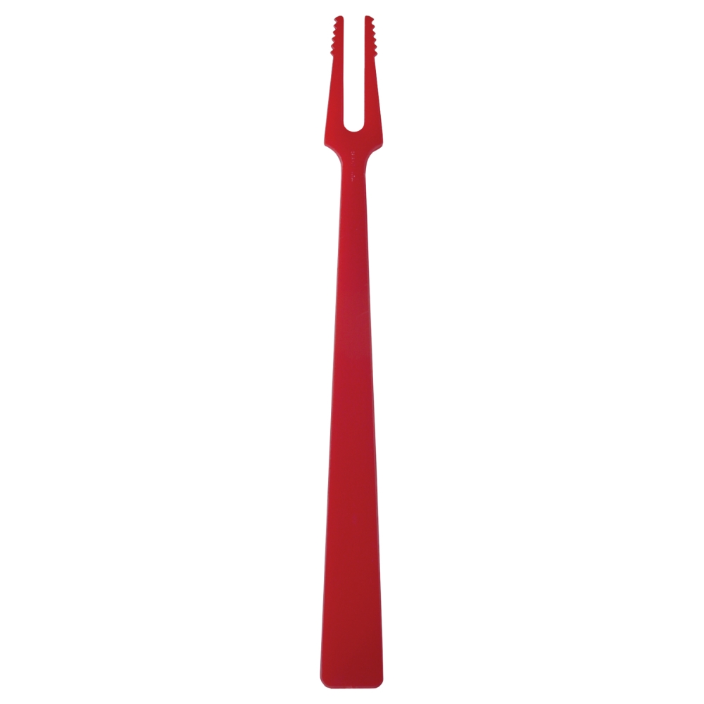 WNA Spirit Plastic Printable Red Fish Fry Fork, 6 inch -- 1000 per case.