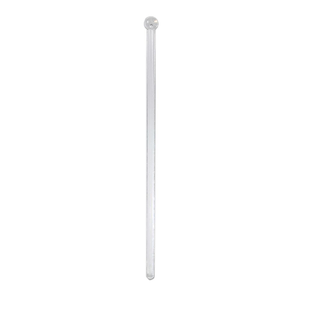 Wna Spirit Crystal Plastic Round Stemmed Ballend Stirrer, 6 Inch -- 2500 Per Case