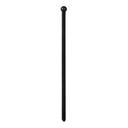 WNA Spirit Plastic Stemmed Black Square Ball End Stirrer, 6 inch -- 1000 per case.