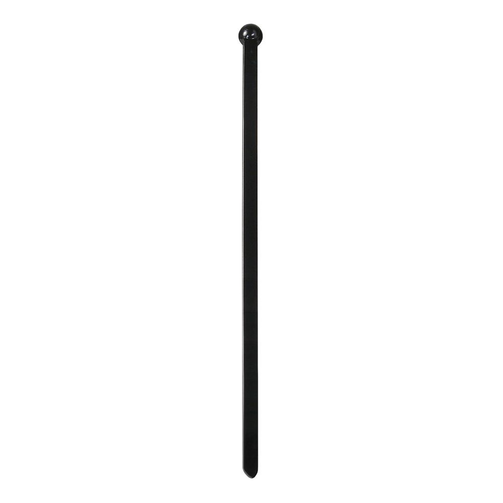Wna Spirit Plastic Stemmed Black Square Ball End Stirrer, 6 Inch -- 1000 Per Case