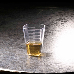 Emi Yoshi Clear Square Shot Glass, 1 Ounce -- 288 per case.