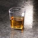 Yoshi-Ware Squares Clear Shot Glass, 2 Ounce -- 288 per case.