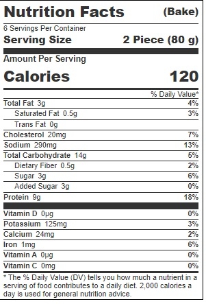 Golden Harvest Fish and Shrimp Toast, 144 count -- 12 per case