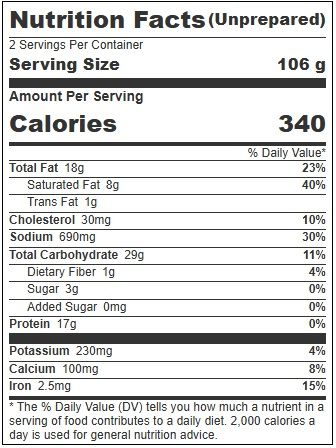 White Castle 100 Percent Beef Cheddar Bacon Burger, 3.74 Ounce -- 16 Per Case