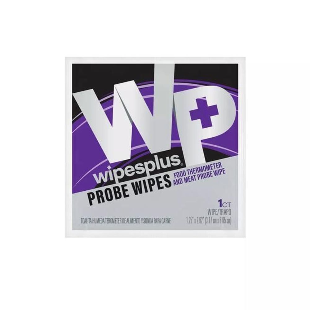 Cfs Brands Wipesplus Thermometer Probe Wipes, Sachets, 100 Count -- 10 Per Case
