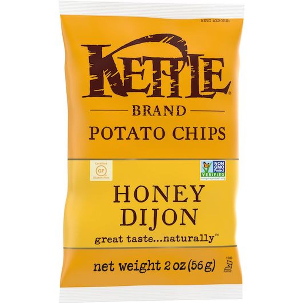 Kettle Honey Dijon Potato Chips, 2 Ounce -- 24 per pack