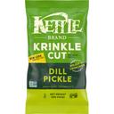 Kettle Foods Krinkle Cut Dill Pickle Potato Chips, 5 Ounce -- 15 per case.