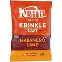 Kettle Foods Krinkle Cut Habanero Lime Potato Chips, 2 Ounce -- 6 per case