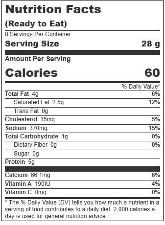 Odyssey Mediterranean Herb Feta Cheese Chunk, 8 Ounce -- 12 per case