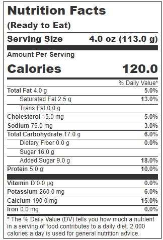 Odyssey Strawberry Nonfat Yogurt, 4 Ounce -- 48 per case