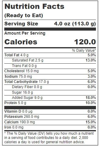 Odyssey Strawberry Nonfat Yogurt, 4 Ounce -- 48 Per Case