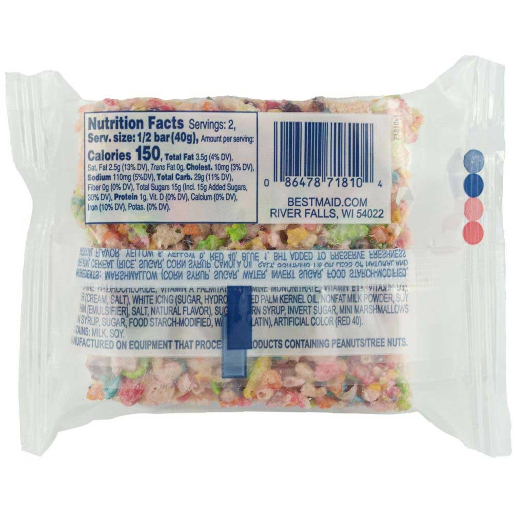 Best Maid Individually Wrapped Unicorn Crispy Bar, 2.8 Ounce -- 24 per case